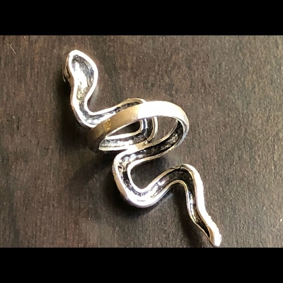 Silver Snake Serpent Ring 7-10 - Picture 5 of 5